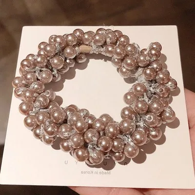 Fashion Pearl Hair Ties for Women Vintage Circle Pearl Rubber Band Girl Hair Accessories
Fashion Pearl Hair Ties for Women Vintage Circle Pearl Rubber Band Girl Hair Accessories