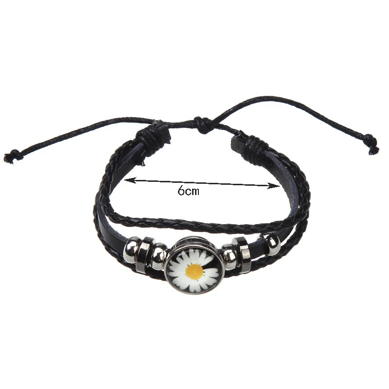 Flower bracelet literary retro leather braided rope bracelet hand decoration accessories for girl women
Flower bracelet literary retro leather braided rope bracelet hand decoration accessories for girl women