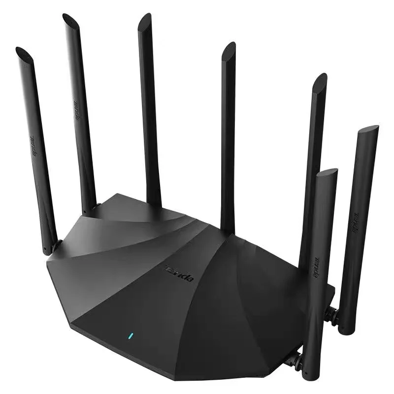 Беспроводной Wi-Fi роутер Tenda AC6/AC7/AC10/AC11/AC23, гигабитный двухдиапазонный ретранслятор AC1200 с антеннами с высоким коэффициентом усиления 5*6 дБи
Беспроводной Wi-Fi роутер Tenda AC6/AC7/AC10/AC11/AC23, гигабитный двухдиапазонный ретранслятор AC1200 с антеннами с высоким коэффициентом усиления 5*6 дБи