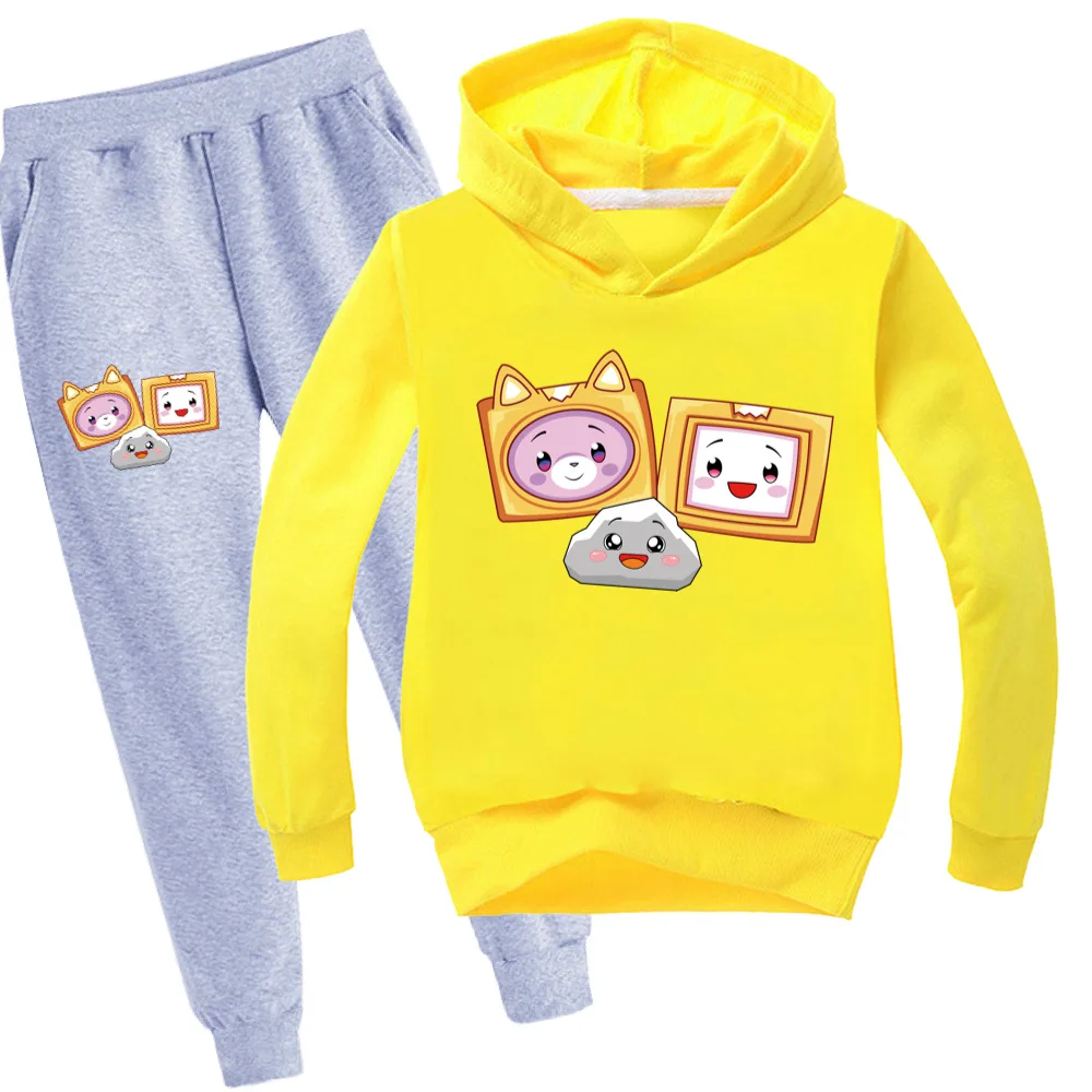 Teen Hoodie Pants 2pcs Sets Lankybox Spring Kids Printed Tracksuit Baby Clothing Sets Toddler Girl Outfits Fall Boys Streetwear
Teen Hoodie Pants 2pcs Sets Lankybox Spring Kids Printed Tracksuit Baby Clothing Sets Toddler Girl Outfits Fall Boys Streetwear