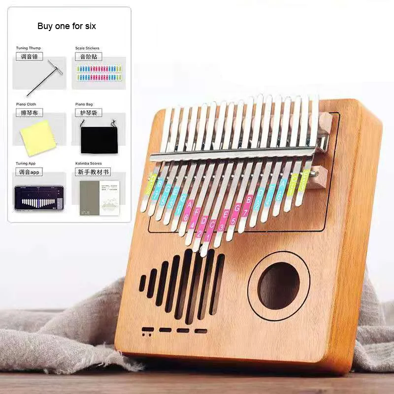17-key Kalimba Thumb Piano Hand pull Piano Five Finger Piano Instrument Easy to Learn Piano Getting Started Thumb Piano
17-key Kalimba Thumb Piano Hand pull Piano Five Finger Piano Instrument Easy to Learn Piano Getting Started Thumb Piano