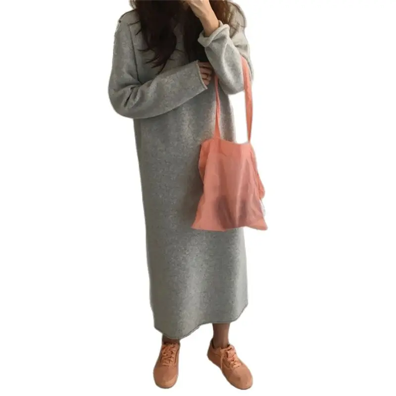 2021 Autumn Women's Sweater Winter Knitted Long Skirt Fashion Round Neck Dress Solid Color Elegant Pullover Top And Ankle Skirt
2021 Autumn Women's Sweater Winter Knitted Long Skirt Fashion Round Neck Dress Solid Color Elegant Pullover Top And Ankle Skirt