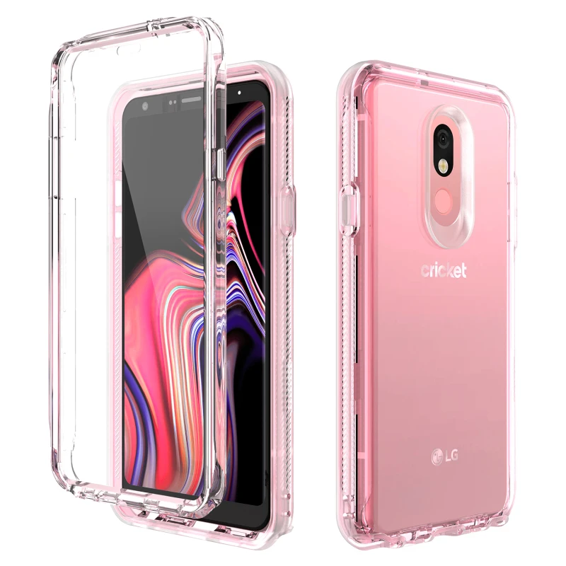 Жесткий чехол 3 в 1 для LG G8 ThinQ сверхпрочный защитный со встроенной защитой экрана