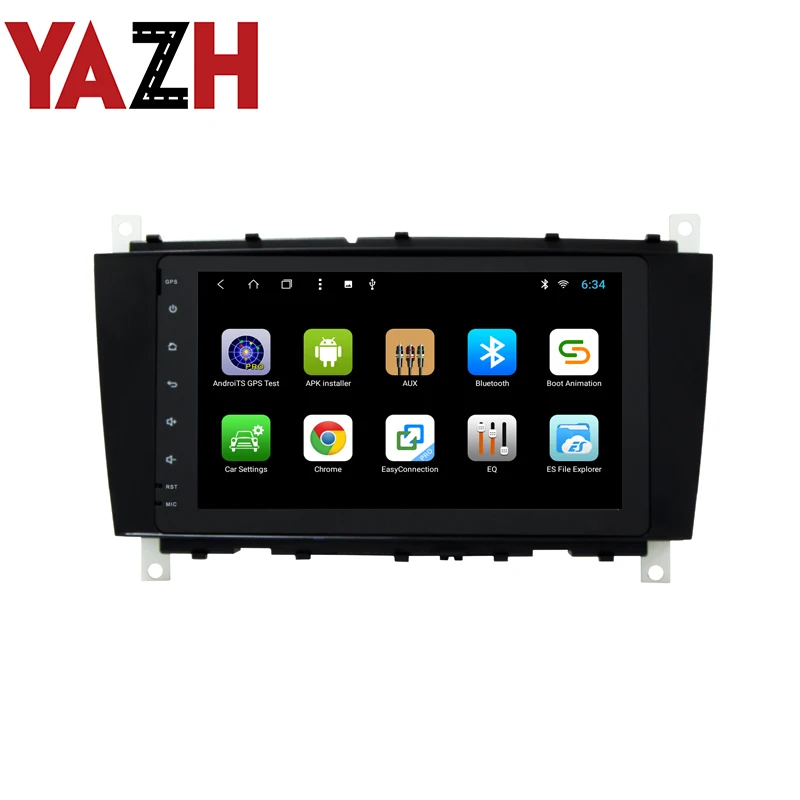 Яж 1 Din Авто радио для BENZ C Class CLC CLS W203 W209 C200 C350 CLK270 СБ Navi стерео с 8 0 "IPS Дисплей/Bluetooth
