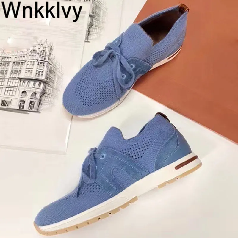 Spring flat heel breathable sneakers women Knitting casual Shoes lace up comfortable single shoes female Hiking Trainers
Spring flat heel breathable sneakers women Knitting casual Shoes lace up comfortable single shoes female Hiking Trainers
