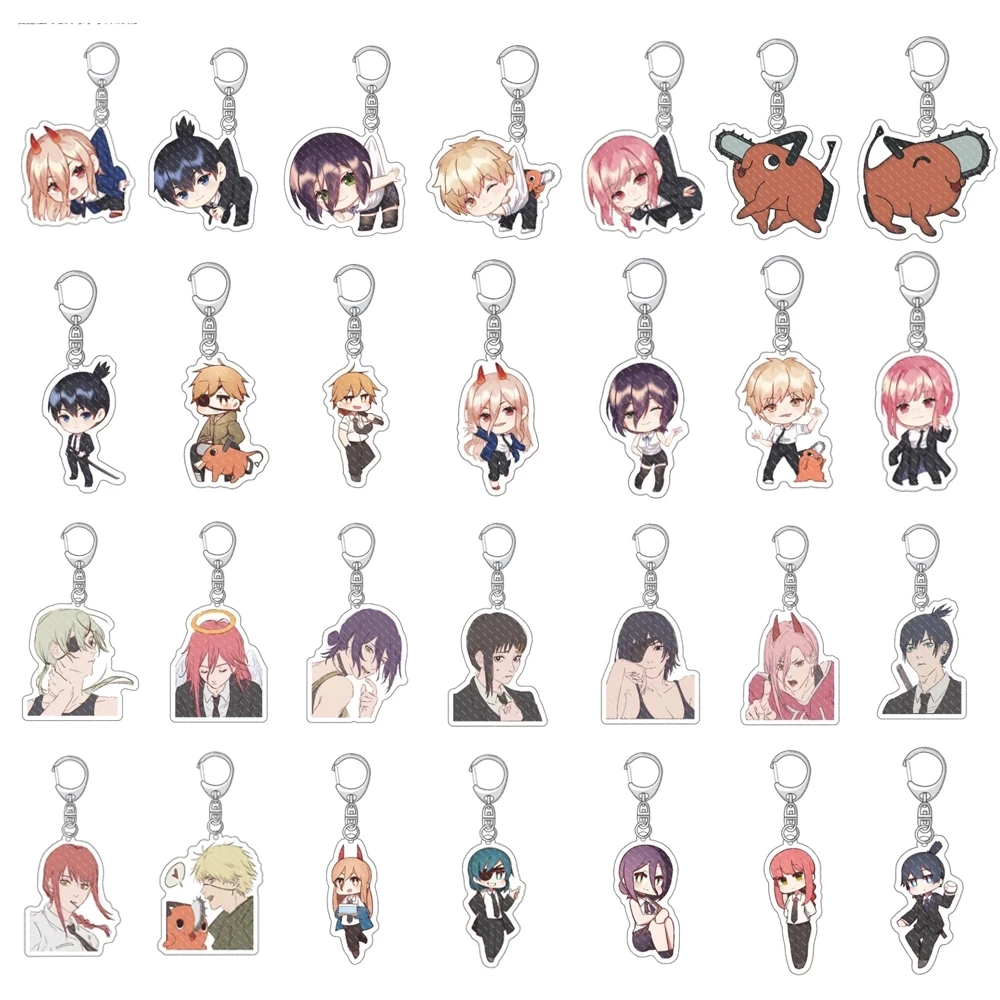 28Pcs/Lot Anime Acrylic Keychain Chainsaw Man Pochita Kawaii Characters Double Sided Pendant Keyring Jewelry Wholesale
28Pcs/Lot Anime Acrylic Keychain Chainsaw Man Pochita Kawaii Characters Double Sided Pendant Keyring Jewelry Wholesale