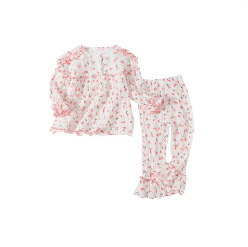 Girl pink top + pant 2pcs pajamas spring autumn new cotton nightgown children print princess sleep clothes kids home clothes w73
Girl pink top + pant 2pcs pajamas spring autumn new cotton nightgown children print princess sleep clothes kids home clothes w73