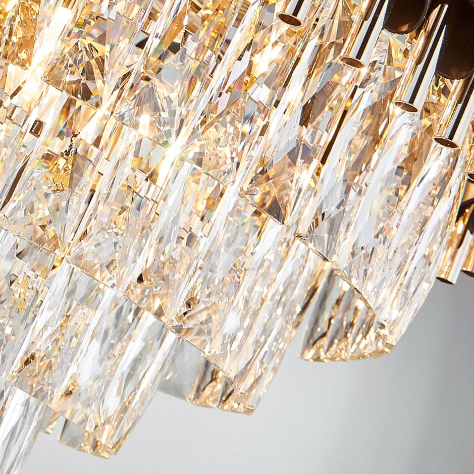 ZISIZ led e14 Postmodern Iron Crystal Black Lustre Chandelier Lighting Suspension Luminaire Lampen For Dinning Room
ZISIZ led e14 Postmodern Iron Crystal Black Lustre Chandelier Lighting Suspension Luminaire Lampen For Dinning Room