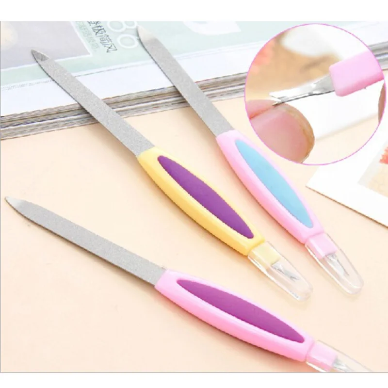 Double Sided Nail Metal Nail Art Manicure Sanding Buffer Grits Cuticle Remover Trimmer for Women Lady Girl Beauty Tool
Double Sided Nail Metal Nail Art Manicure Sanding Buffer Grits Cuticle Remover Trimmer for Women Lady Girl Beauty Tool