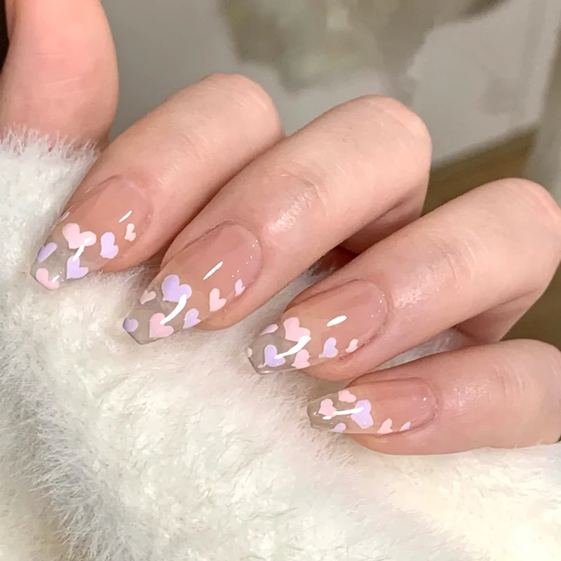 2021 24pcs Heart Printed Wear Long Paragraph Fashion Manicure Patch False Nails Save Time Wearable Nail Patch FRE-Drop
2021 24pcs Heart Printed Wear Long Paragraph Fashion Manicure Patch False Nails Save Time Wearable Nail Patch FRE-Drop
