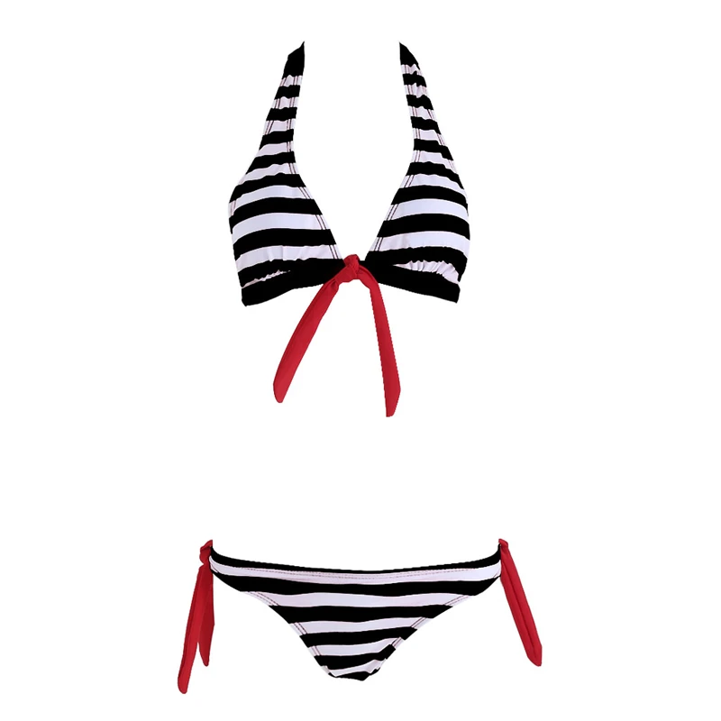 Sexy Bikini Set Women Swimsuit Swimwear Halter Top Plaid Brazillian Bathing Suit Summer Beachwear X3UE
Sexy Bikini Set Women Swimsuit Swimwear Halter Top Plaid Brazillian Bathing Suit Summer Beachwear X3UE