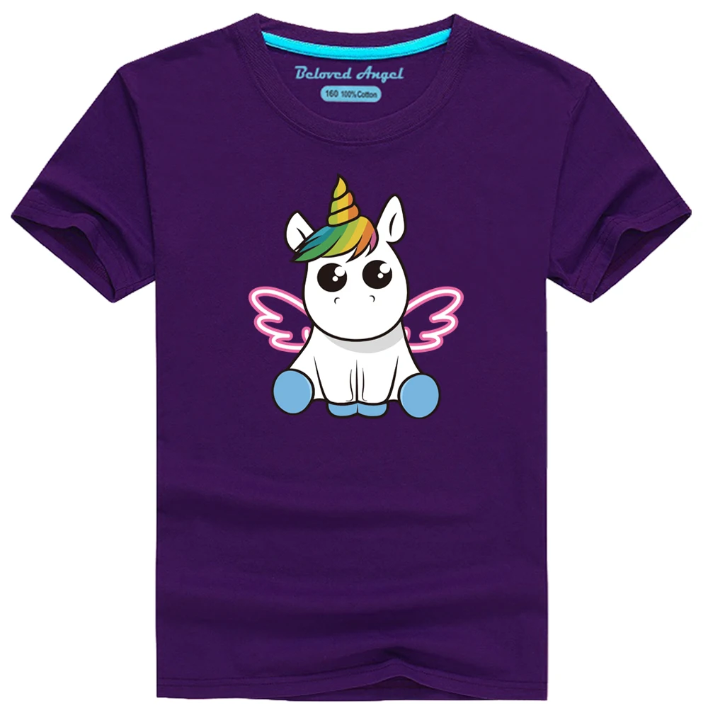 New Summer Baby Boys Cartoon Unicorn T-shirt Children Short Sleeve T Shirts Girls Tops Tees Cotton Clothes Kids Costumes 3-15T 
New Summer Baby Boys Cartoon Unicorn T-shirt Children Short Sleeve T Shirts Girls Tops Tees Cotton Clothes Kids Costumes 3-15T