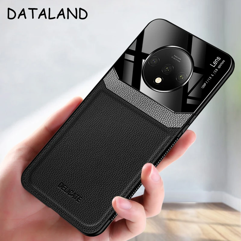 OnePlus 7T Pro Case Cover Retro Grained Skin-pattern Glass Mirror PU Leather Back Cover For OnePlus 6 6T 7 7T Pro Phone Coque
OnePlus 7T Pro Case Cover Retro Grained Skin-pattern Glass Mirror PU Leather Back Cover For OnePlus 6 6T 7 7T Pro Phone Coque