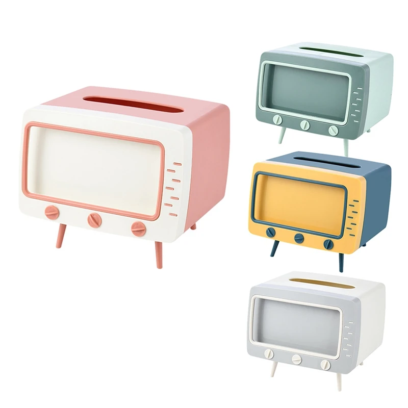 Creative TV Tissue Box Household Kitchen Tissue Storage Box Living Room Drawer Multifunctional Mobile Phone Rack
Creative TV Tissue Box Household Kitchen Tissue Storage Box Living Room Drawer Multifunctional Mobile Phone Rack
