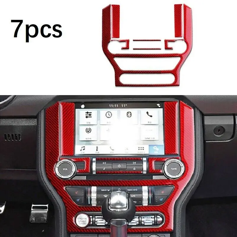 Fit For Ford Mustang 2015-2019 Real Carbon Fiber Center Console Decor Frame Trim
Fit For Ford Mustang 2015-2019 Real Carbon Fiber Center Console Decor Frame Trim