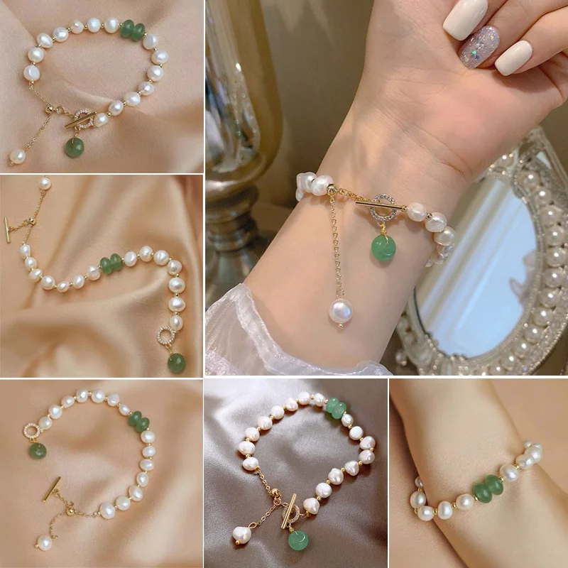 Elegant Baroque Irregular Simulated Pearl Beaded Bangle Bracelet with Golden Chain Crystal for Women Jewelry Girl Birthday 
Elegant Baroque Irregular Simulated Pearl Beaded Bangle Bracelet with Golden Chain Crystal for Women Jewelry Girl Birthday