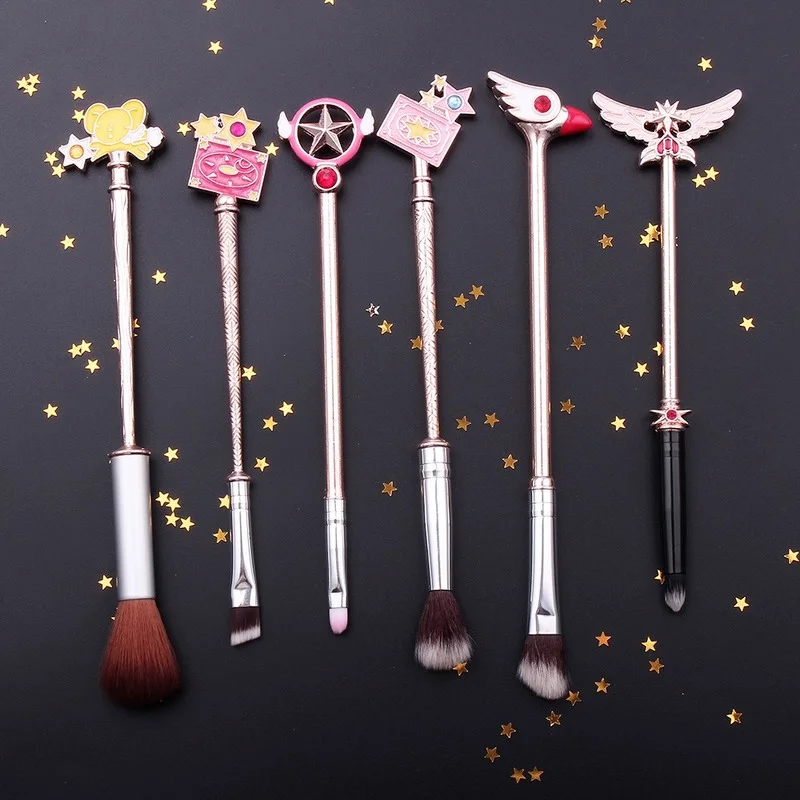 New Cardcaptor Sakura Anime Makeup Brushes Set Cosmetic Powder Foundation Eyeshadow Brush Natural-Synthetic Pink Hair Tool Kit
New Cardcaptor Sakura Anime Makeup Brushes Set Cosmetic Powder Foundation Eyeshadow Brush Natural-Synthetic Pink Hair Tool Kit
