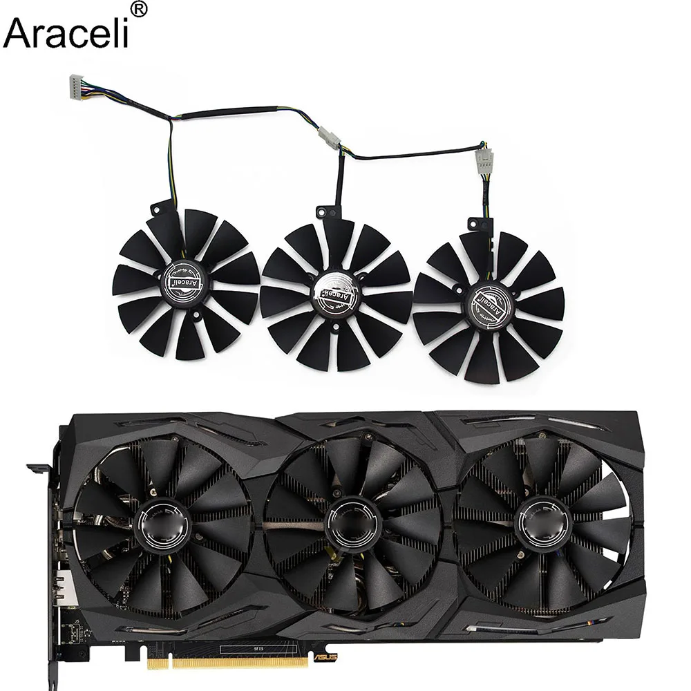 87MM FDC10U12S9-C FDC10H12S9C Graphics Card Cooling Fan for ASUS ROG STRIX ROG STRIX RTX2060 2060S 2070 GAMING
87MM FDC10U12S9-C FDC10H12S9C Graphics Card Cooling Fan for ASUS ROG STRIX ROG STRIX RTX2060 2060S 2070 GAMING
