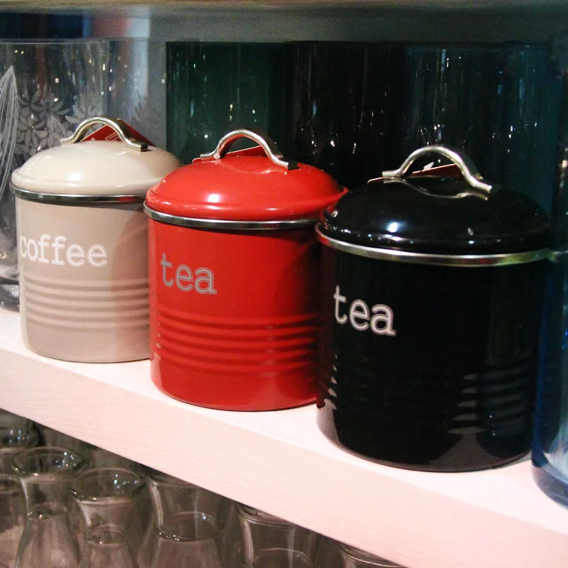Kitchen Storage Bottles & Jars for Coffee Sugar Tea Rice Powder Metal Containar with Lids Milk Powder Flour Storage Box Can
Kitchen Storage Bottles & Jars for Coffee Sugar Tea Rice Powder Metal Containar with Lids Milk Powder Flour Storage Box Can