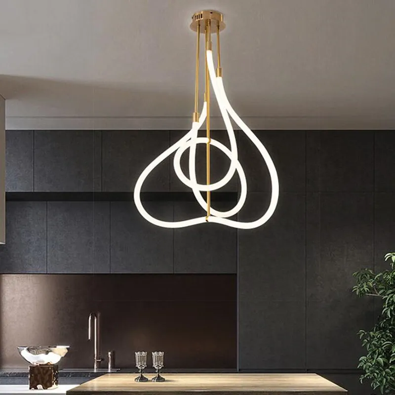 Лампа в полоску для столовой стиле пост-модерн креативная дизайнерская лампа