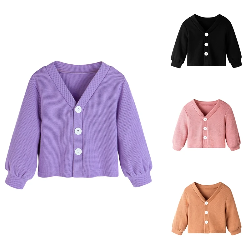 Boys Girls Knitted Cardigan Jacket Bottoming Sweater Long Sleeve Kids Cloth 
Boys Girls Knitted Cardigan Jacket Bottoming Sweater Long Sleeve Kids Cloth