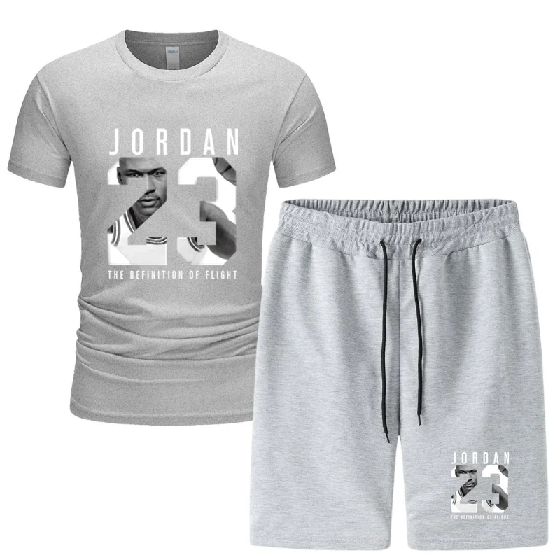 New Men with T-shirt Suit 23 Sportswear Sweatshirts Suitable for Fitness Clothes + Shorts Joggers Sports S-xxl Pant Closure Type
New Men with T-shirt Suit 23 Sportswear Sweatshirts Suitable for Fitness Clothes + Shorts Joggers Sports S-xxl Pant Closure Type