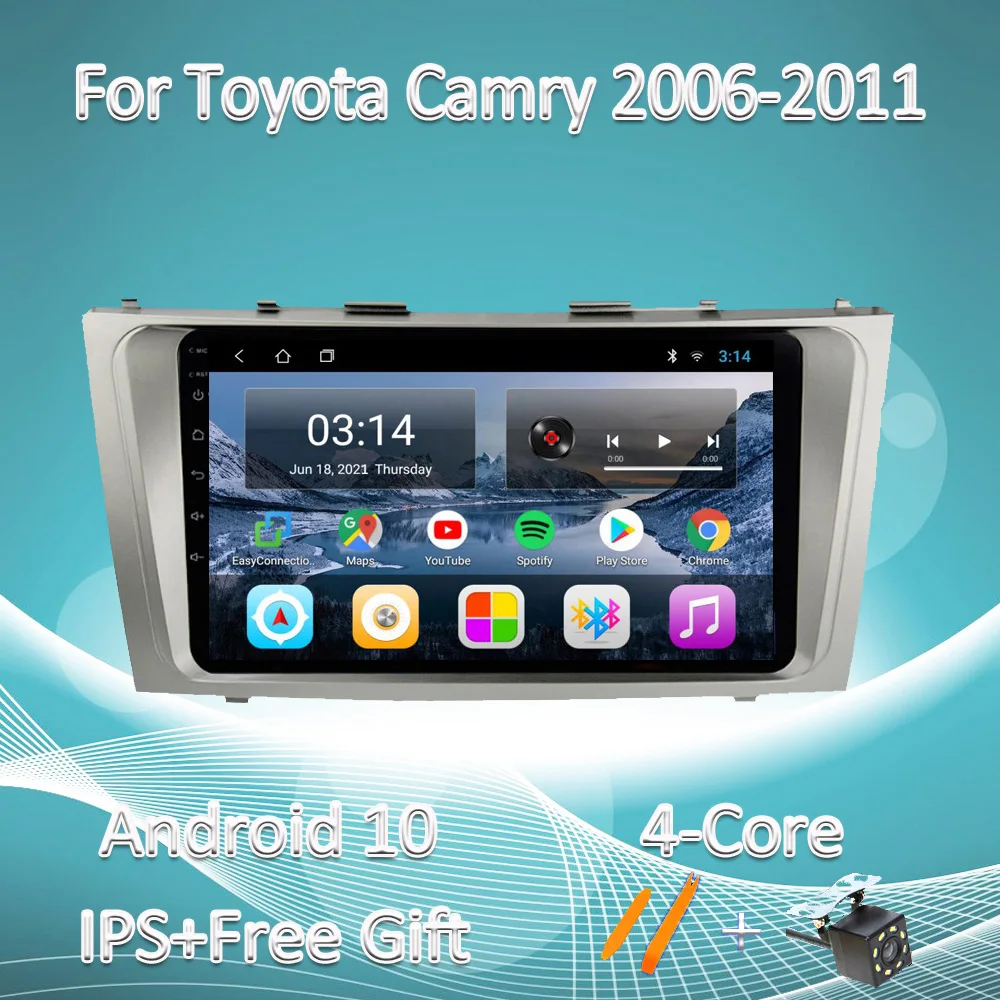 Android 10.0 GPS Navi Car Radio For Toyota Camry 2006-2011 WIFI Car Multimedia Video Player Carplay Quad-Core 2GB+32GB Bluetooth
Android 10.0 GPS Navi Car Radio For Toyota Camry 2006-2011 WIFI Car Multimedia Video Player Carplay Quad-Core 2GB+32GB Bluetooth