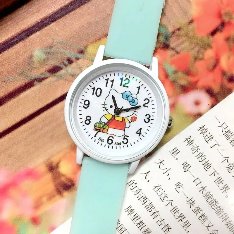 New KT cat cartoon glow-in-the-dark watch band kids watch girl quartz watch
New KT cat cartoon glow-in-the-dark watch band kids watch girl quartz watch