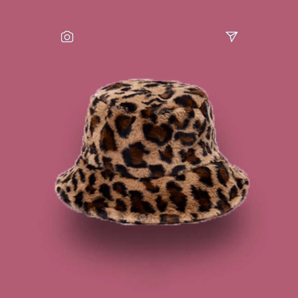 Leopard Faux Fur Hats New Outdoor Cow Animal Pattern Women Winter Soft Warm Fisherman Hat
Leopard Faux Fur Hats New Outdoor Cow Animal Pattern Women Winter Soft Warm Fisherman Hat
