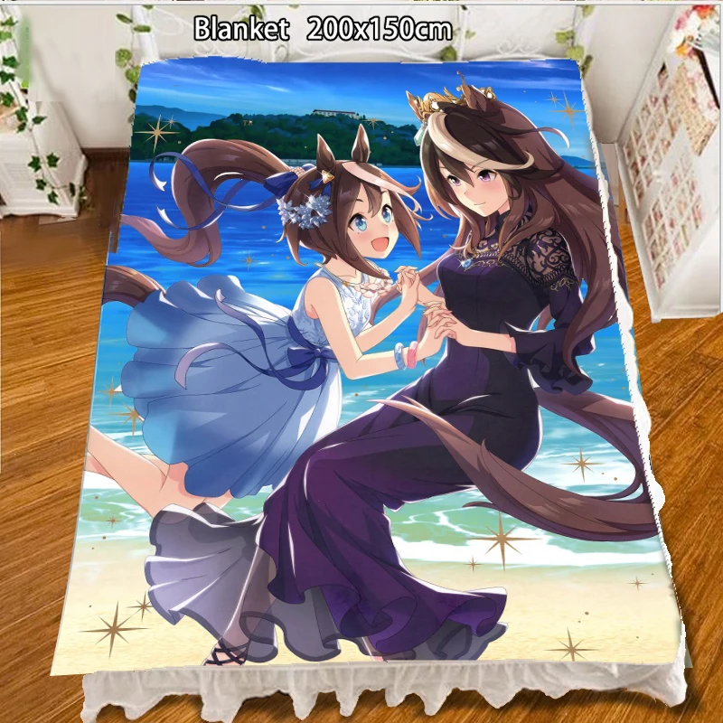 Anime Fleece Blanket Uma Musume Pretty Derby Symboli Rudolf Toukai Teiou Quilt Carpet Soft Bedding Accessories 200x150cm
Anime Fleece Blanket Uma Musume Pretty Derby Symboli Rudolf Toukai Teiou Quilt Carpet Soft Bedding Accessories 200x150cm