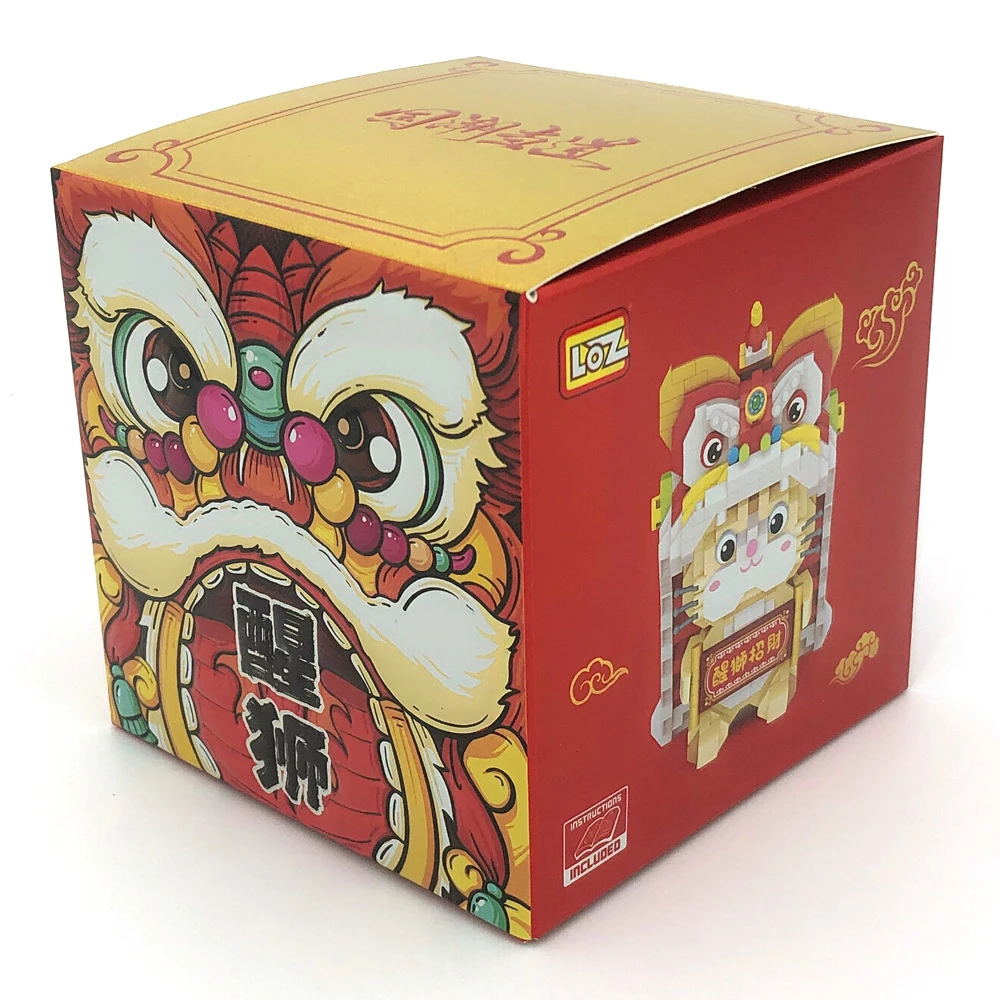 LOZ 950pcs Cute Lion Dance Fortune Cat Mini Building Blocks Chinese Culture 3D Model Diamond Micro Bricks Toy for Children 9258
LOZ 950pcs Cute Lion Dance Fortune Cat Mini Building Blocks Chinese Culture 3D Model Diamond Micro Bricks Toy for Children 9258