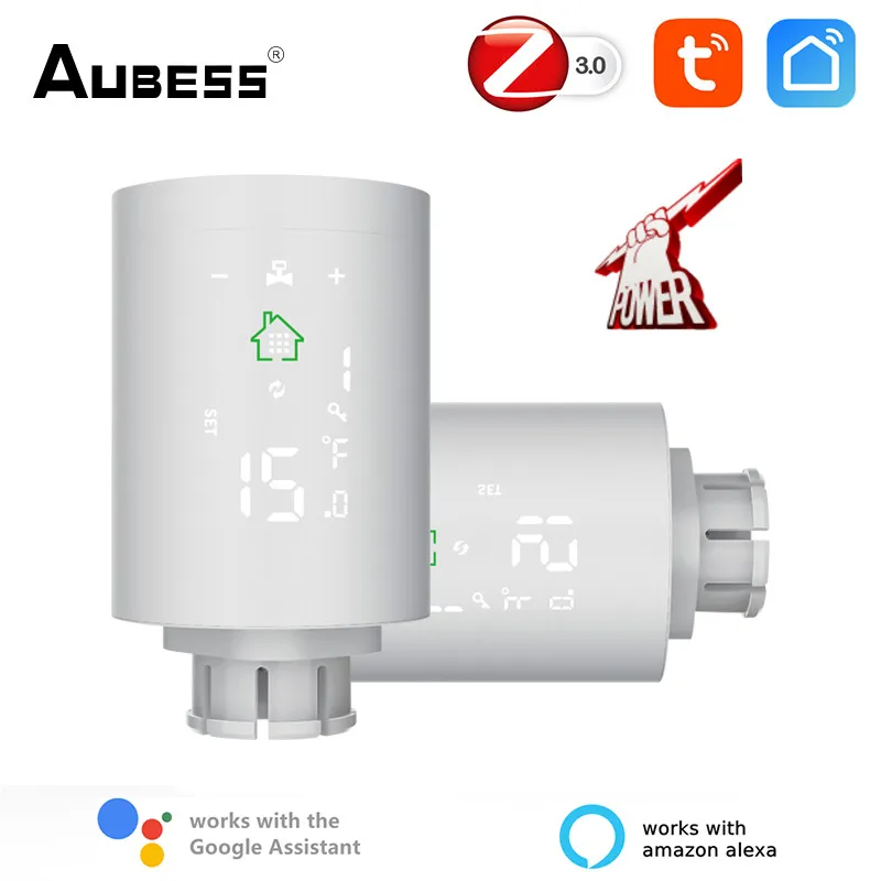 TRV ZigBee3.0 Smart Radiator Actuator Programmable Thermostatic Radiator Valve Temperature Controller Voice Control Via Alexa
TRV ZigBee3.0 Smart Radiator Actuator Programmable Thermostatic Radiator Valve Temperature Controller Voice Control Via Alexa