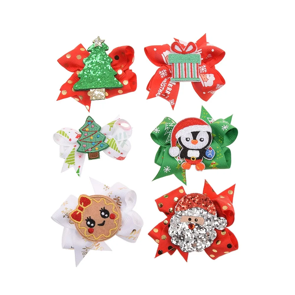 Christmas Print Hair Bows Cute Glitter Elk Hair Accessories Hair Clips For Kids Festival Gift
Christmas Print Hair Bows Cute Glitter Elk Hair Accessories Hair Clips For Kids Festival Gift