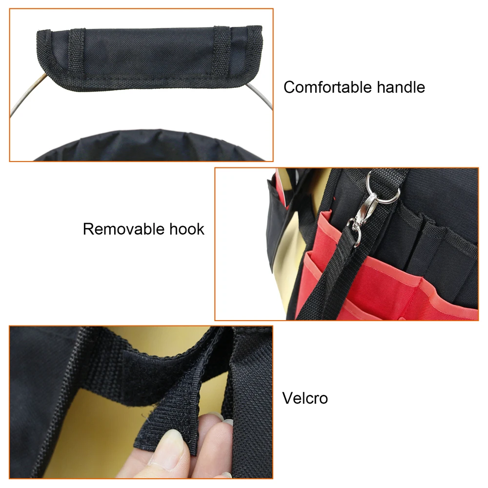 42 Pockets Bucket Tool Organizer Oxford Cloth Hardware Repairing Kit Bucket Organizer Garden Tool Bucket Bag Garden Supplies
42 Pockets Bucket Tool Organizer Oxford Cloth Hardware Repairing Kit Bucket Organizer Garden Tool Bucket Bag Garden Supplies