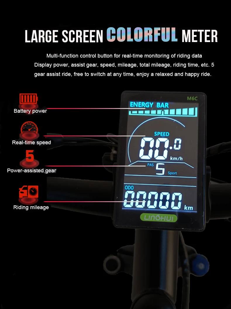 GS9 Plus 27.5inch 48V Mountain Electric Bike 750W for Adults, Removable Lithium Battery 4.0 Fat Tire E-Bikes in stock
GS9 Plus 27.5inch 48V Mountain Electric Bike 750W for Adults, Removable Lithium Battery 4.0 Fat Tire E-Bikes in stock