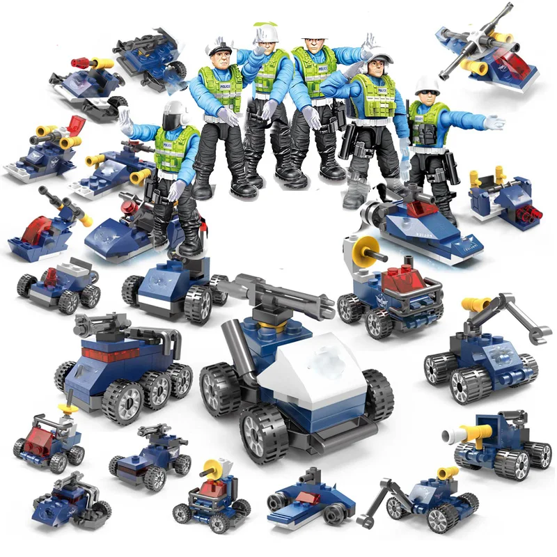 Military Series WW2 City Police Traffic Command Mini aircraft DIY Engineering equipment Building Blocks Bricks Toys Gifts
Military Series WW2 City Police Traffic Command Mini aircraft DIY Engineering equipment Building Blocks Bricks Toys Gifts