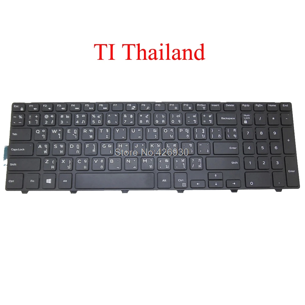 TI Keyboard For DELL For Inspiron 15 3541 3542 3543 5542 5545 5547 5551 5552 5555 5557 5558 5559 5759 7557 Thailand 00H3G7 0H3G7
TI Keyboard For DELL For Inspiron 15 3541 3542 3543 5542 5545 5547 5551 5552 5555 5557 5558 5559 5759 7557 Thailand 00H3G7 0H3G7