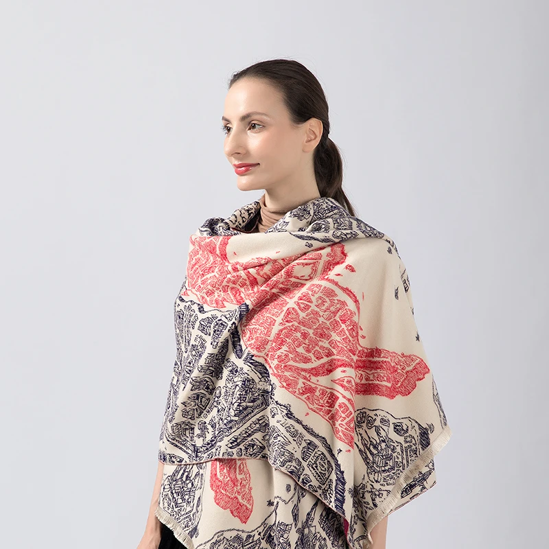 2021luxury double-sided scarf women winter warm cashmere shawl scarf printed soft thin blanket holiday gift
2021luxury double-sided scarf women winter warm cashmere shawl scarf printed soft thin blanket holiday gift