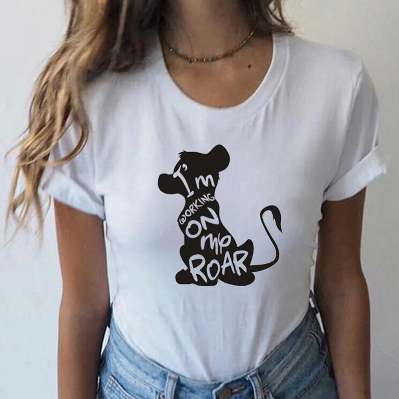 Short Sleeve T-shirts Female Camisas Mujer Summer 2020 Women Tshirts Lion Print Casual O-neck T Shirt Plus Size
Short Sleeve T-shirts Female Camisas Mujer Summer 2020 Women Tshirts Lion Print Casual O-neck T Shirt Plus Size
