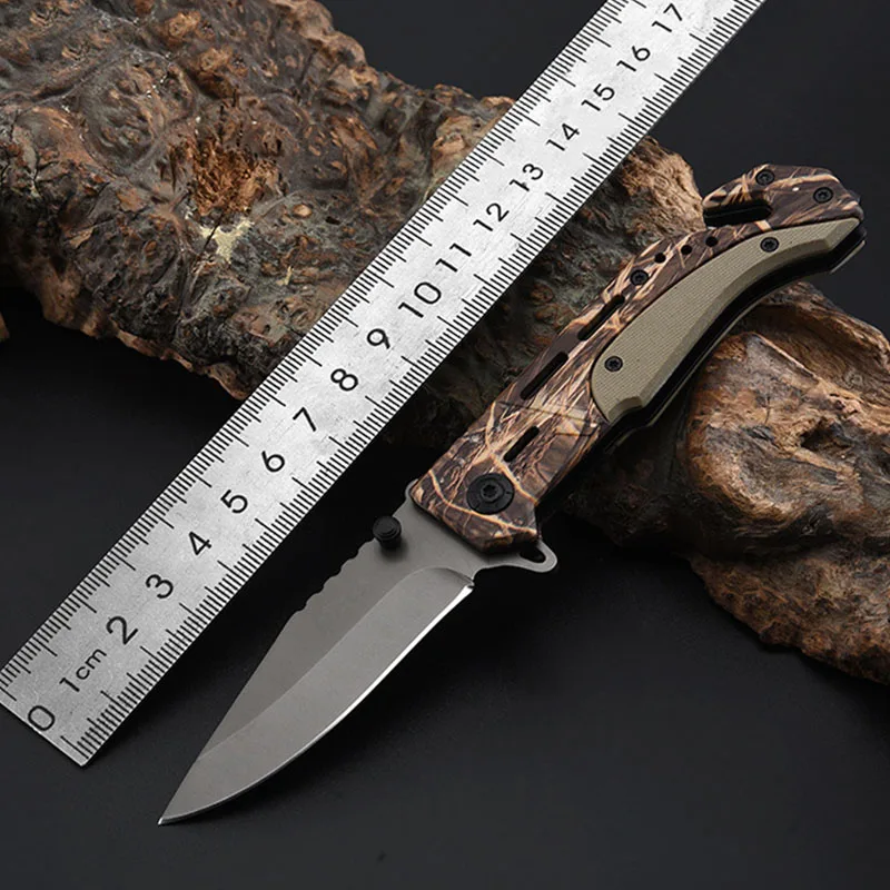 16.5CM-3CR13 Folding Knife Outdoor Multifunctional Folding Knife Wilderness Survival Camping Survival Hunting Knifes
16.5CM-3CR13 Folding Knife Outdoor Multifunctional Folding Knife Wilderness Survival Camping Survival Hunting Knifes