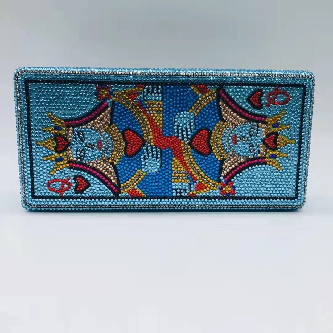 XIYUAN Women Crystal Clutch Evening Bags Hand-Made Diamond Minaudiere Handbag Party Wedding Stones Clutches Bags Purse Clutches
XIYUAN Women Crystal Clutch Evening Bags Hand-Made Diamond Minaudiere Handbag Party Wedding Stones Clutches Bags Purse Clutches