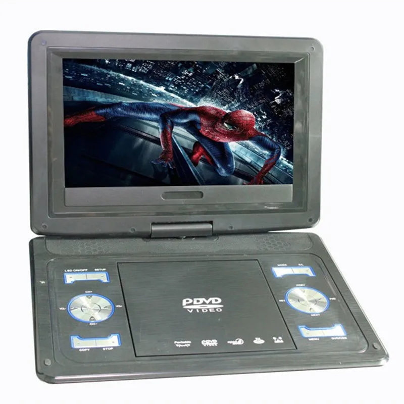 13,8 дюймовый тонкий портативный DVD-плеер VCD с экраном, поддерживает USB EVD-карту и HD TV вход AV выход, вращение на 270 градусов
13,8 дюймовый тонкий портативный DVD-плеер VCD с экраном, поддерживает USB EVD-карту и HD TV вход AV выход, вращение на 270 градусов
