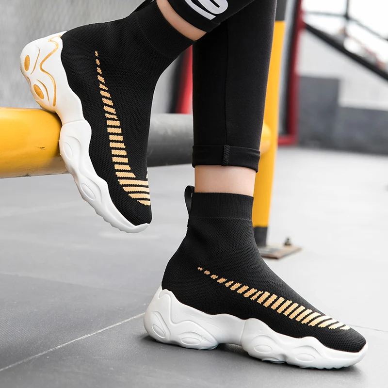 New 2021 Women Sneakers Fashion Socks Shoes Casual,Unisex slip on shoes men white female boots,Black High Top Elastic Socks Shoe
New 2021 Women Sneakers Fashion Socks Shoes Casual,Unisex slip on shoes men white female boots,Black High Top Elastic Socks Shoe