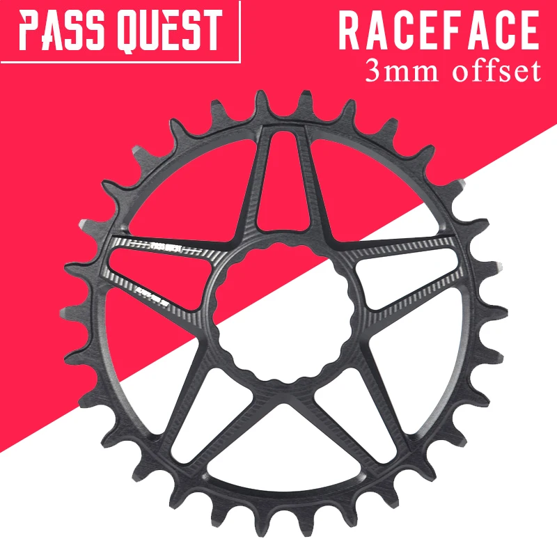 PASS QUEST RACEFACE 3mm offset Crank Special Positive and Negative Tooth Width Narrow tooth sprocket mountain bike sprocket race
PASS QUEST RACEFACE 3mm offset Crank Special Positive and Negative Tooth Width Narrow tooth sprocket mountain bike sprocket race