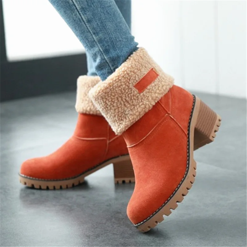 Winter Women High-Top Plus Velvet Snow Boots Warm Non-Slip Boots Thick heel Increased Boots Large Size Botas De Mujer
Winter Women High-Top Plus Velvet Snow Boots Warm Non-Slip Boots Thick heel Increased Boots Large Size Botas De Mujer