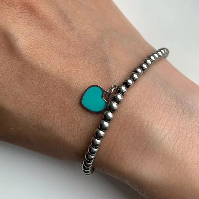 Heart Beads Bracelet for Women Stainless Steel Women's Bracelet on Hand Gifts for Womens Accessories Pink Red Green Blue Heart 
Heart Beads Bracelet for Women Stainless Steel Women's Bracelet on Hand Gifts for Womens Accessories Pink Red Green Blue Heart