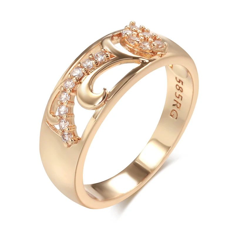 Kinel Hot 585 Rose Gold Rings Natural Zircon Fashion Ethnic Flower Bride Rings For Women High Quality Daily Fine Jewelry 2022
Kinel Hot 585 Rose Gold Rings Natural Zircon Fashion Ethnic Flower Bride Rings For Women High Quality Daily Fine Jewelry 2022