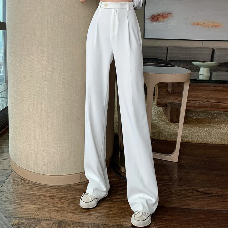 GOOHOJIO 2020 New High Waist Casual Long Pants Women Autumn Wide Legs Straight Pants for Women Loose Solid Color Women Pants
GOOHOJIO 2020 New High Waist Casual Long Pants Women Autumn Wide Legs Straight Pants for Women Loose Solid Color Women Pants