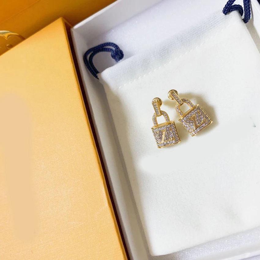 ummer Charm Lock Earrings Zircon Jewellery Fashion Personality Style Fine Jewelry For Woman 2021 Trend New Gifts For Women
ummer Charm Lock Earrings Zircon Jewellery Fashion Personality Style Fine Jewelry For Woman 2021 Trend New Gifts For Women