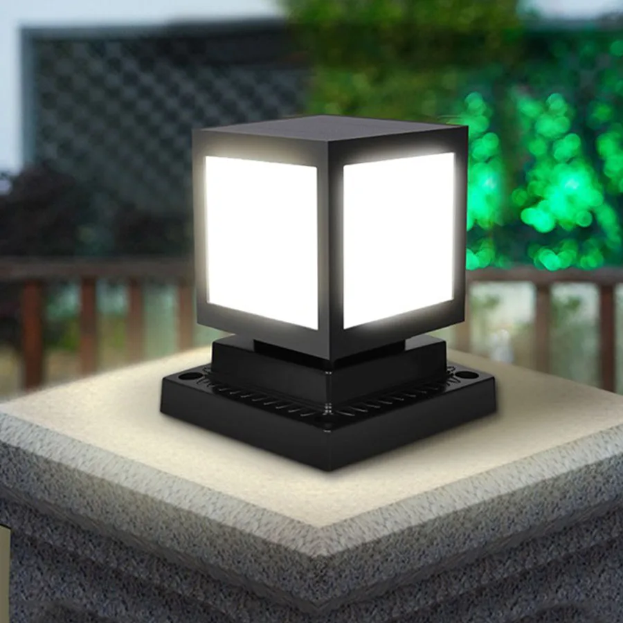 Thrisdar Modern Solar Landscape Pillar Lamp Garden Villa Post Lamps Villa Front Door Fence Security Solar Pillar Light
Thrisdar Modern Solar Landscape Pillar Lamp Garden Villa Post Lamps Villa Front Door Fence Security Solar Pillar Light